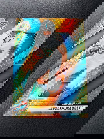 2025 Panini Mosaic Football Jaylen Waddle Honeycomb Case Hit Miami Dolphins