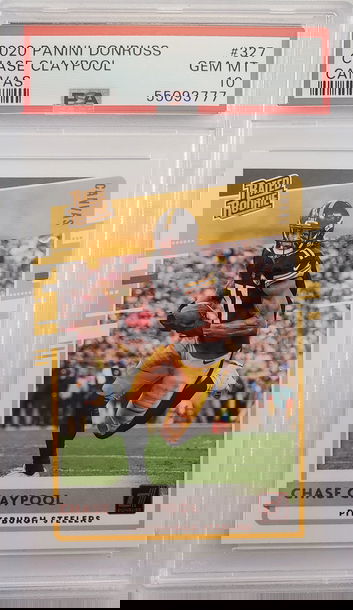 Chase Claypool 2020 rated rookie canvas psa 10 gem mint