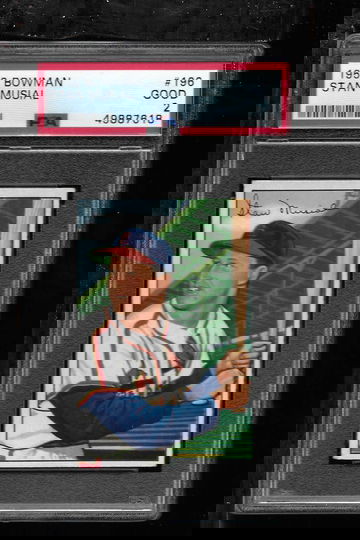 1952 BOWMAN STAN MUSIAL PSA 2