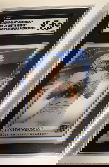 2020 Panini Chronicles RR-JH Justin Herbert Clearly Donruss Rated Rookie Mint