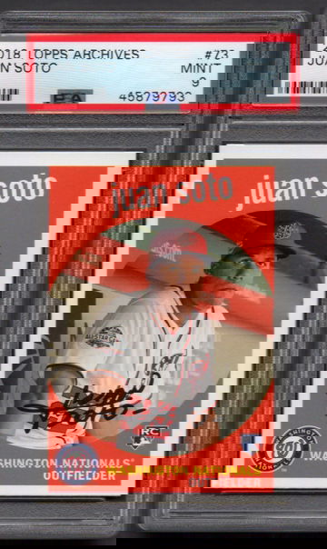 2018 Topps Archives #73 Juan Soto PSA 9 RC