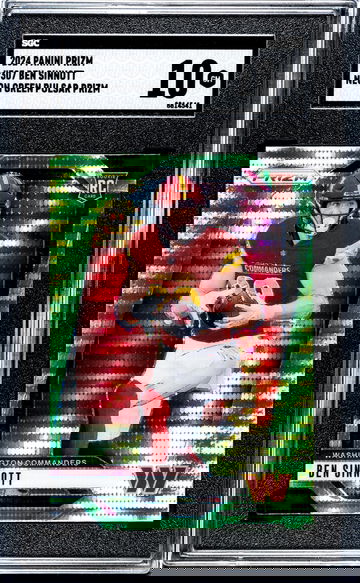 2024 Panini Prizm #307 Ben Sinnott Neon Green Pulsar Prizm SGC 10