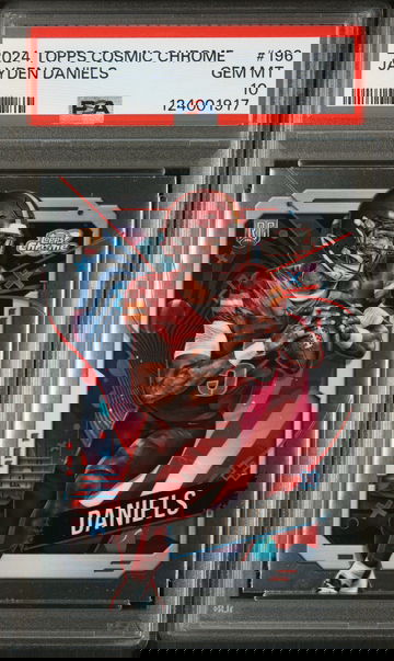 2024 Topps Cosmic Chrome Jayden Daniels #196 PSA 10