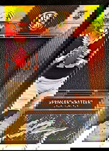 Spencer Rattler  2024 Panini Gold Standard  Patch Auto  /149  Rookie RPA  Saints