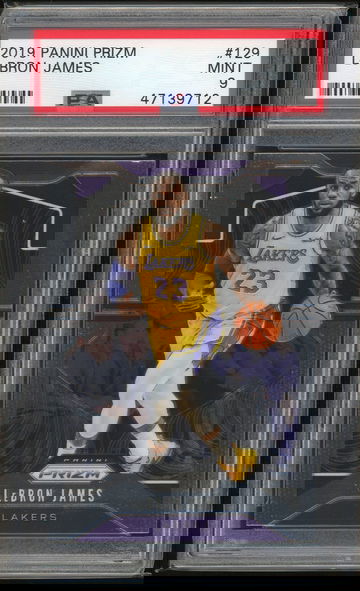 2019 Panini Prizm Lebron James PSA 9