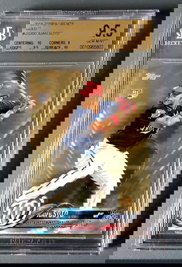 2018 Topps Update Juan Soto GOLD /2018 BGS 9.5 w/(2) 10s #US300 RC