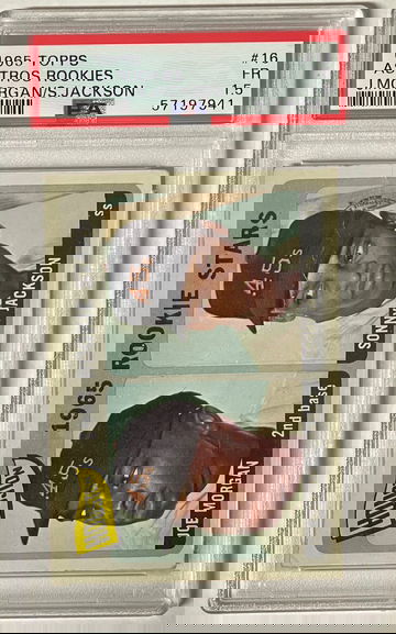 1965 Topps Houston Astros Rookies Stars Joe Morgan/Sonny Jackson PSA 1.5