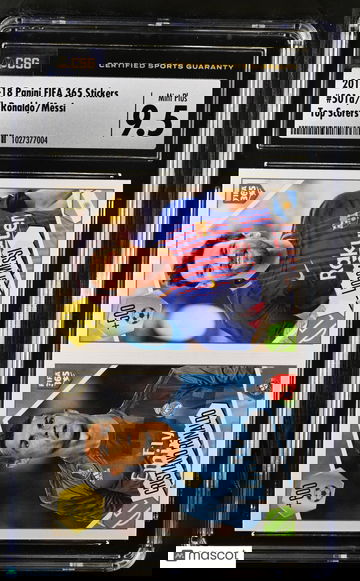 FIFA 365 Stickers Ronaldo/Messi #501a/b Top Scorers CSG 9.5