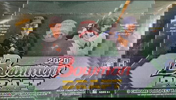 2020 Bowman Draft Baseball Jumbo Sealed Hobby Box 3 Autos per! 