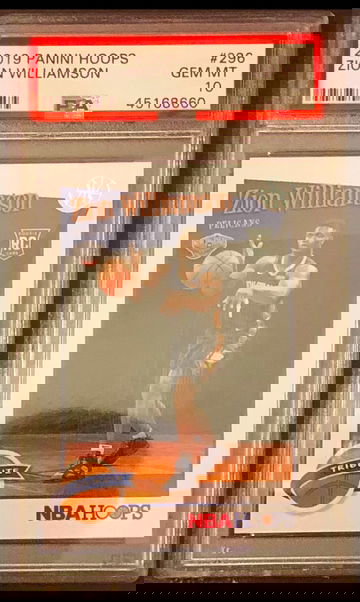 2019 Panini Hoops #296 Zion Williamson Rookie RC PSA 10 GEM MINT