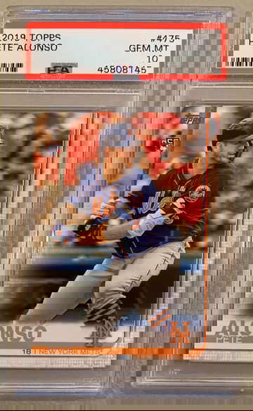 2019 Topps ROOKIE Pete Alonso PSA 10 Gem Mint