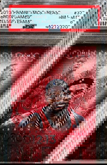 LeBron James 2013 Timeless Treasures Timeless Teams PSA 8 POP 2 None Higher