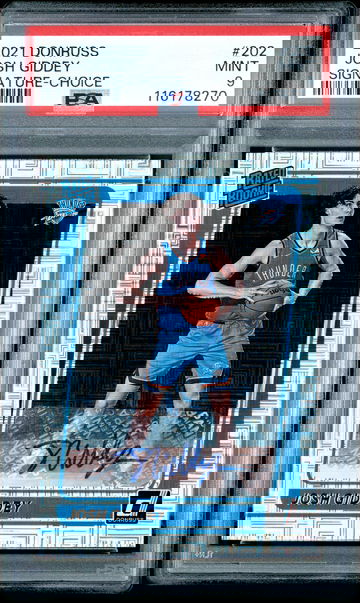 Josh Giddey 2021 Panini Donruss Signature Choice #202 PSA 9