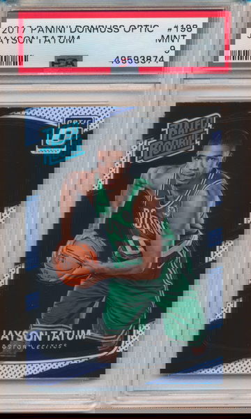 2017 Optic Rated Rookie Jayson Tatum PSA 9 Mint