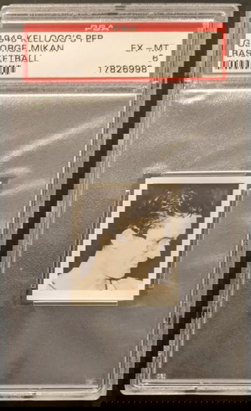 George Mikan 1948 Kellogg's Pep Rookie Year