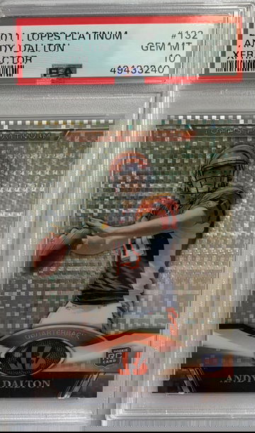 2011 Topps Platinum Andy Dalton Xfractor PSA 10