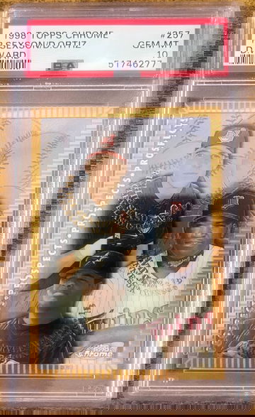 1998 Topps Chrome David Ortiz / Sexson / Ward PSA 10