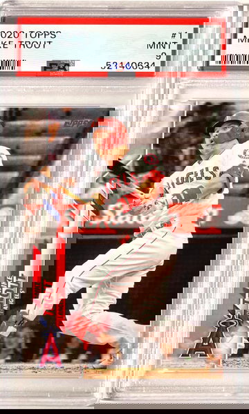 Mike Trout 2020 Topps Series One PSA9 Mint 