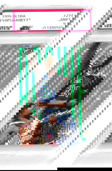 1995 ultra kevin garnett psa 9