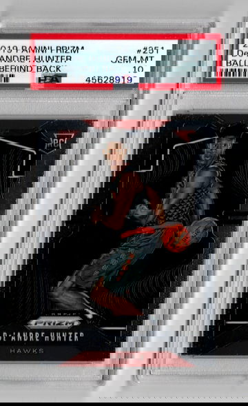 2019 Prizm Ball Behind Back De"Andre Hunter PSA 10