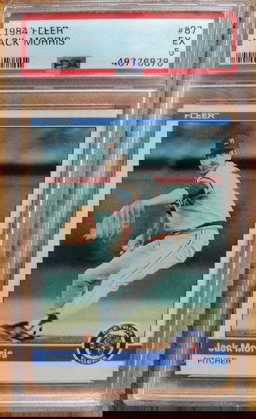 1984 Fleer Jack Morris PSA 5