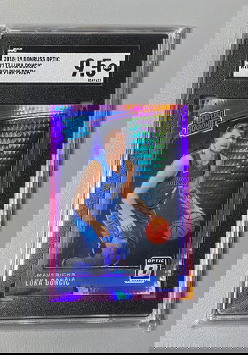 2018 Optic Pink Prizm Luka Doncic SGC 9.5