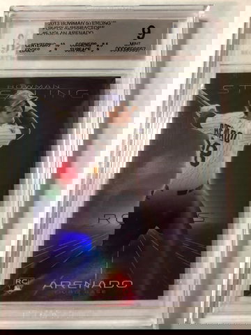 2013 Bowman Sterling Purple Refractor, #2/10, Nolan Arenado