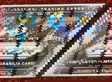 2021 Prizm Mega football NFL box