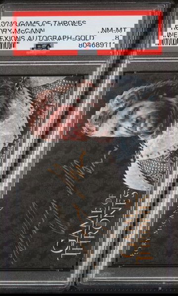 2019 Game of Thrones Rory McCann Inflexions Auto Gold PSA 8 [NS-1A.40]