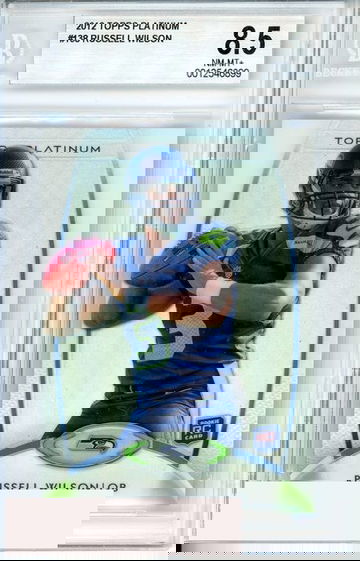 2012 TOPPS PLATINUM RUSSELL WILSON #138 RC BGS 8.5