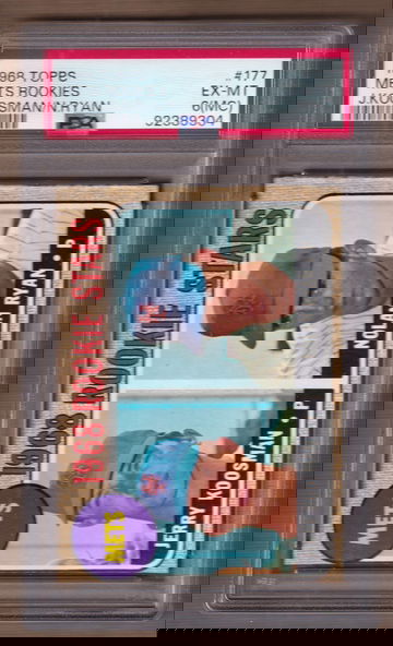 1968 Topps #177 Nolan Ryan/Jerry Koosman PSA 6(MC)