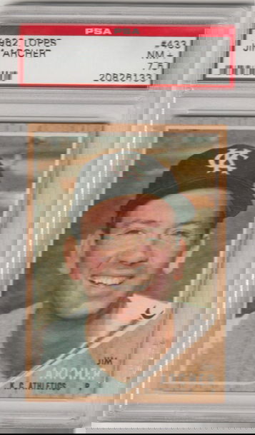 1962 Topps #433 Jim Archer PSA 7.5