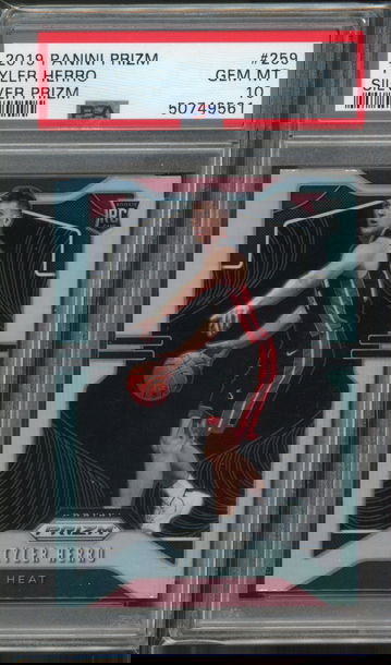 2019 Prizm Silver Tyler Herro PSA 10 
