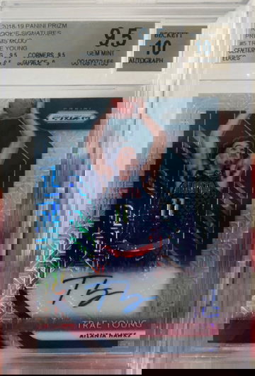 Trae Young Prizm Mojo Auto