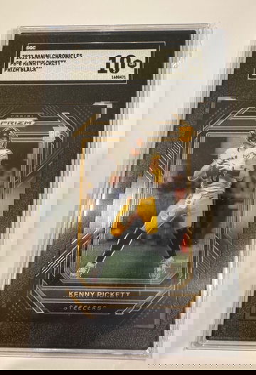 2022 Panini Chronicles #PB6 Kenny Pickett Rookie RC Prizm Black SGC 10