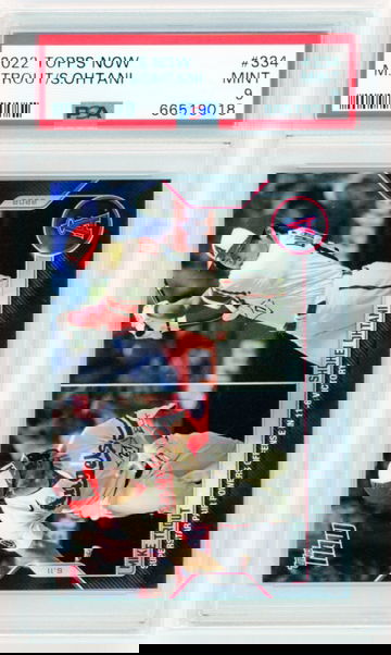 2-2022 Topps Now #334 Trout/Ohtani Both are PSA 9 MINT!