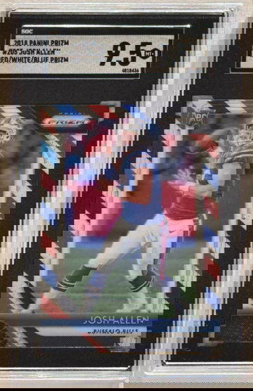 2018 Prizm Josh Allen RC Red White and Blue Rookie #205 Bills SGC 9.5