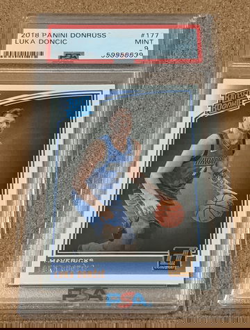 2018-19 Donruss 🏀 Luka Doncic Rated Rookie Dallas Mavericks RC PSA 9 