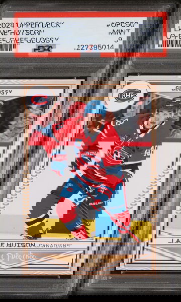 2024 Upper Deck Series 2 O-Pee-Chee Glossy Lane Hutson #OPC50 PSA 9