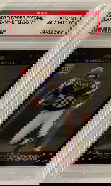 2007 Topps Chrome Adrian Peterson