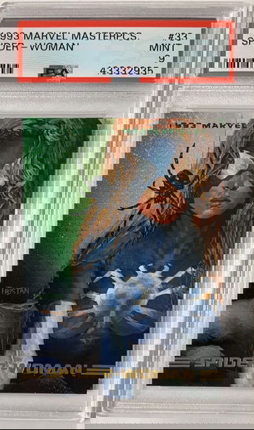 1993 Marvel Masterpieces Spider - Woman PSA 9 #33