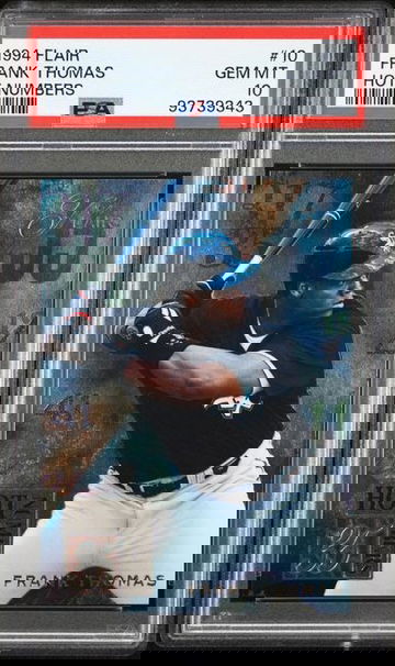 1994 Flair Hot Numbers #10 Frank Thomas PSA 10 - pop 37