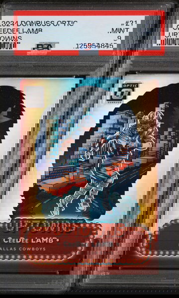 2024 Donruss Optic Uptowns Ceedee Lamb #21 PSA 9