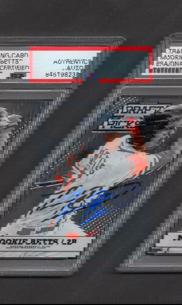 Mookie Betts Signed Autographed 2013 Prizm Draft #46 PSA/DNA COA RC Rookie