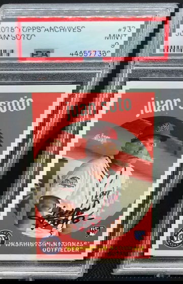 2018 Topps Archives - Juan Soto Rookie Card #73 - PSA 9 Mint 