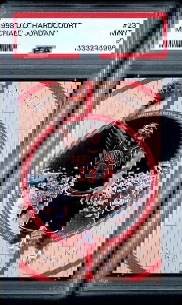 1998 UD Hardcourt Michael Jordan PSA 9 #23 