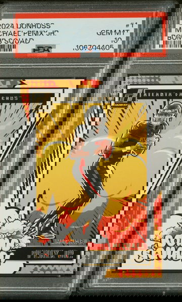 2024 Panini Donruss Bomb Squad Michael Penix Jr. #1 PSA 10