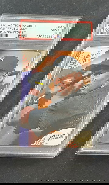 1994 ACTION PACKED BASEBALL SCOUTING REPORT #23 MICHAEL JORDAN PSA 9 MINT 