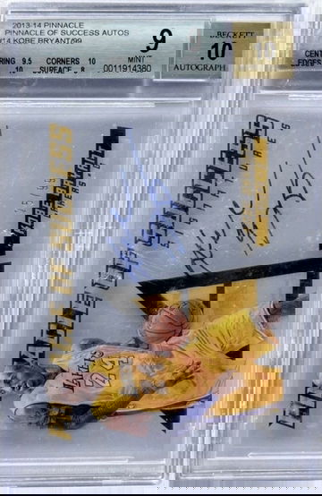 2013 Kobe Bryant Pinnacle of Success Autographs /99