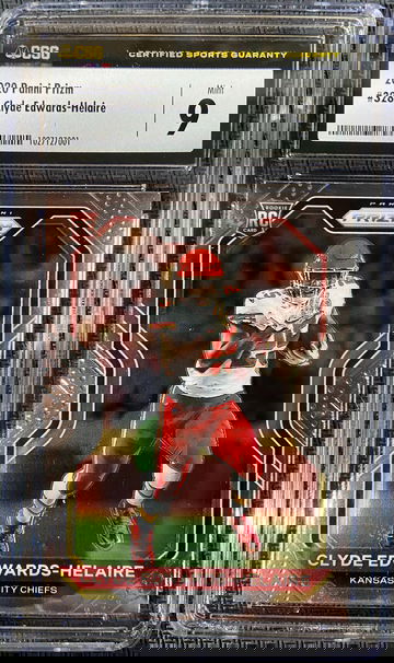 2020 Panini Prizm Rookie Clyde Edwards-Helaire CSG 9 MINT